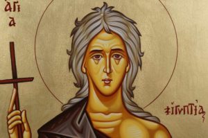 St Saint Mary of Egypt Hand-Painted Greek Orthodox Icon