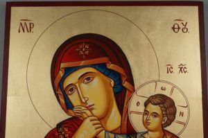 Theotokos Paramythia Hand-Painted Greek Orthodox Icon