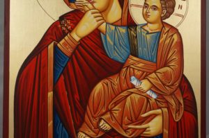 Theotokos Paramythia Hand-Painted Greek Orthodox Icon
