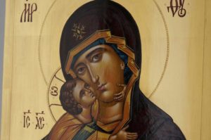 Theotokos of Vladimir Vladimirskaya Mother of God Hand-Painted Orthodox Icon