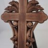 Hand Carved Wooden Cross Byzantine Orthodox