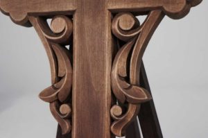Hand Carved Wooden Cross Byzantine Orthodox