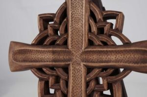 Hand Carved Wooden Cross Orthodox