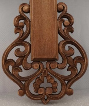 Hand Carved Wooden Orthodox Cross Miniature
