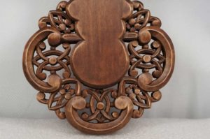 Hand Carved Wooden Orthodox Cross Miniature