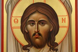 The Holy Face Mandylion Ubrus Hand Painted Byzantin Orthodox Icon