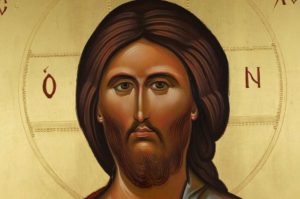 Christ Pantocrator Vatopedi Monastery Hand Painted Byzantine Orthodox Icon