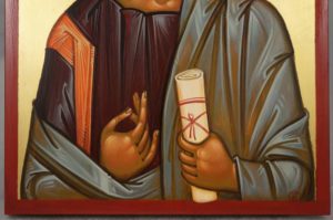 Christ Pantocrator Vatopedi Monastery Hand Painted Byzantine Orthodox Icon