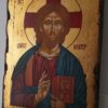 Jesus Christ Pantocrator Small Hand Painted Orthodox Icon