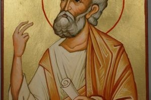 Prophet Amos Hand Painted Orthodox Icon on Wood