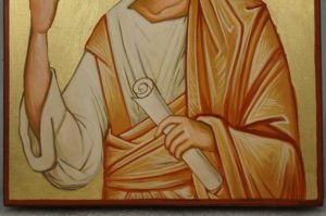 Prophet Amos Hand Painted Orthodox Icon on Wood
