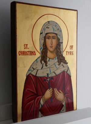 Saint Christina of Tyre Hand Painted Orthodox Icon