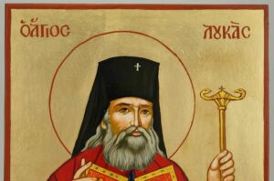 Saint Luke the Surgeon Icon Hand Painted Byzantine Orthodox
