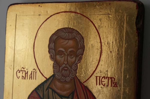 Saint Peter the Apostle Small Hand Painted Orthodox Icon