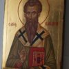 St Basil the Great Small Hand Painted Byzantine Icon