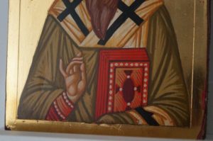 St Basil the Great Small Hand Painted Byzantine Icon