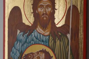 St John the Baptist small Hand Painted Byzantine Icon