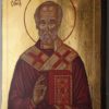 St Nicholas Small Hand Painted Orthodox Icon