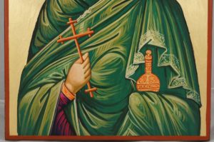 St Sophia Mother of Orphans Hand Painted Icon on Wood