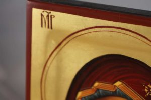 Theotokos of Kazan Hand Painted Byzantine Orthodox Icon on Wood