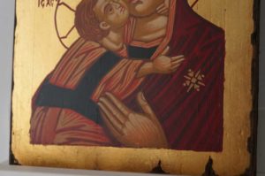 Theotokos of Vladimir Small Hand Painted Orthodox Byzantine Icon
