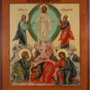 Transfiguration Hand Painted Russian Orthodox Icon on Wood