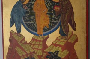 Transfiguration of Christ Hand Painted Orthodox Icon on Wood
