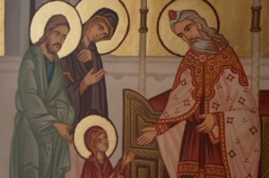 Entrance of the Theotokos into the Temple Hand Painted Orthodox Icon