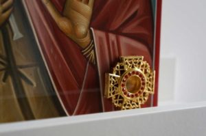 King Edward the Martyr Hand Painted Orthodox Icon with Relics Box