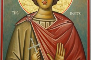 King Edward the Martyr Hand Painted Orthodox Icon with Relics Box