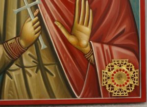 King Edward the Martyr Hand Painted Orthodox Icon with Relics Box