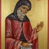 Saint John Cassian Hand Painted Byzantine Orthodox Icon