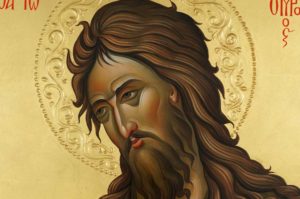 Saint John the Baptist Deesis Hand Painted Orthodox Icon