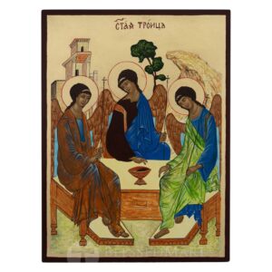 hospitality of abraham icon rublev trinity