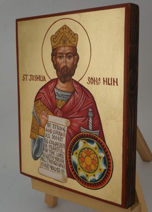 righteous joshua the son of nun (navi) icon hand painted