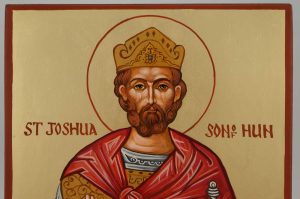 righteous joshua the son of nun (navi) icon hand painted