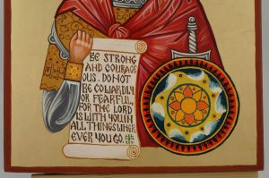 righteous joshua the son of nun (navi) icon hand painted