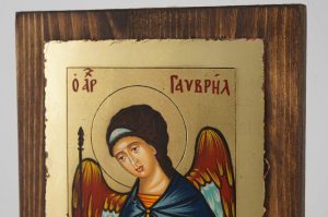 saint archangel gabriel (small) icon hand painted orthodox