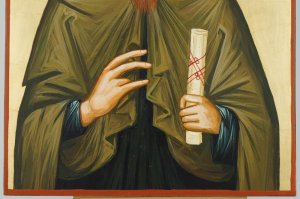 saint naum of ohrid icon hand painted orthodox byzantine