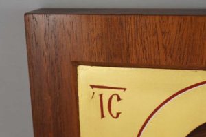 Jesus Christ Pantocrator mahogany wood panel Hand Painted Orthodox Icon