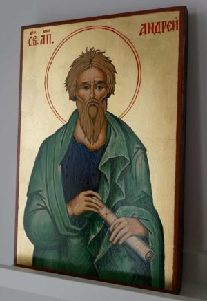 Saint Andrew the Apostle Large Hand Painted Orthodox Icon on Wood