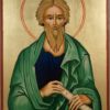 Saint Andrew the Apostle Large Hand Painted Orthodox Icon on Wood
