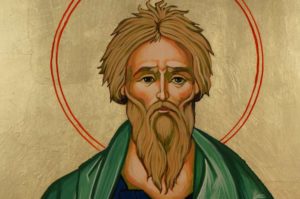 Saint Andrew the Apostle Large Hand Painted Orthodox Icon on Wood