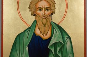 Saint Andrew the Apostle Large Hand Painted Orthodox Icon on Wood