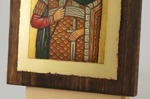 Saint Demetrios of Thessaloniki small Icon Hand Painted Byzantine Orthodox
