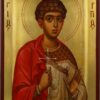 Saint George the Great Martyr Hand Painted Byzantine Orthodox Icon