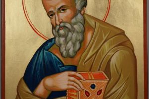 Saint John the Theologian Large Hand Painted Orthodox Icon on Wood