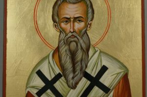 Saint Proclus of Constantinople Hand Painted Greek Orthodox Icon on Wood