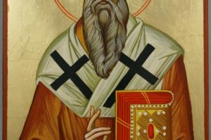 Saint Proclus of Constantinople Hand Painted Greek Orthodox Icon on Wood