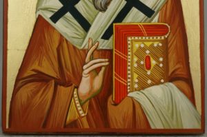 Saint Proclus of Constantinople Hand Painted Greek Orthodox Icon on Wood